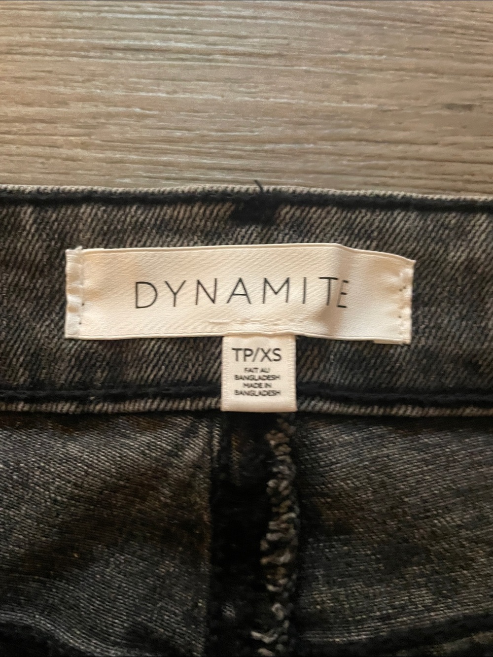 Dynamite Charcoal Gray Denim Skirt - Picture 2 of 3